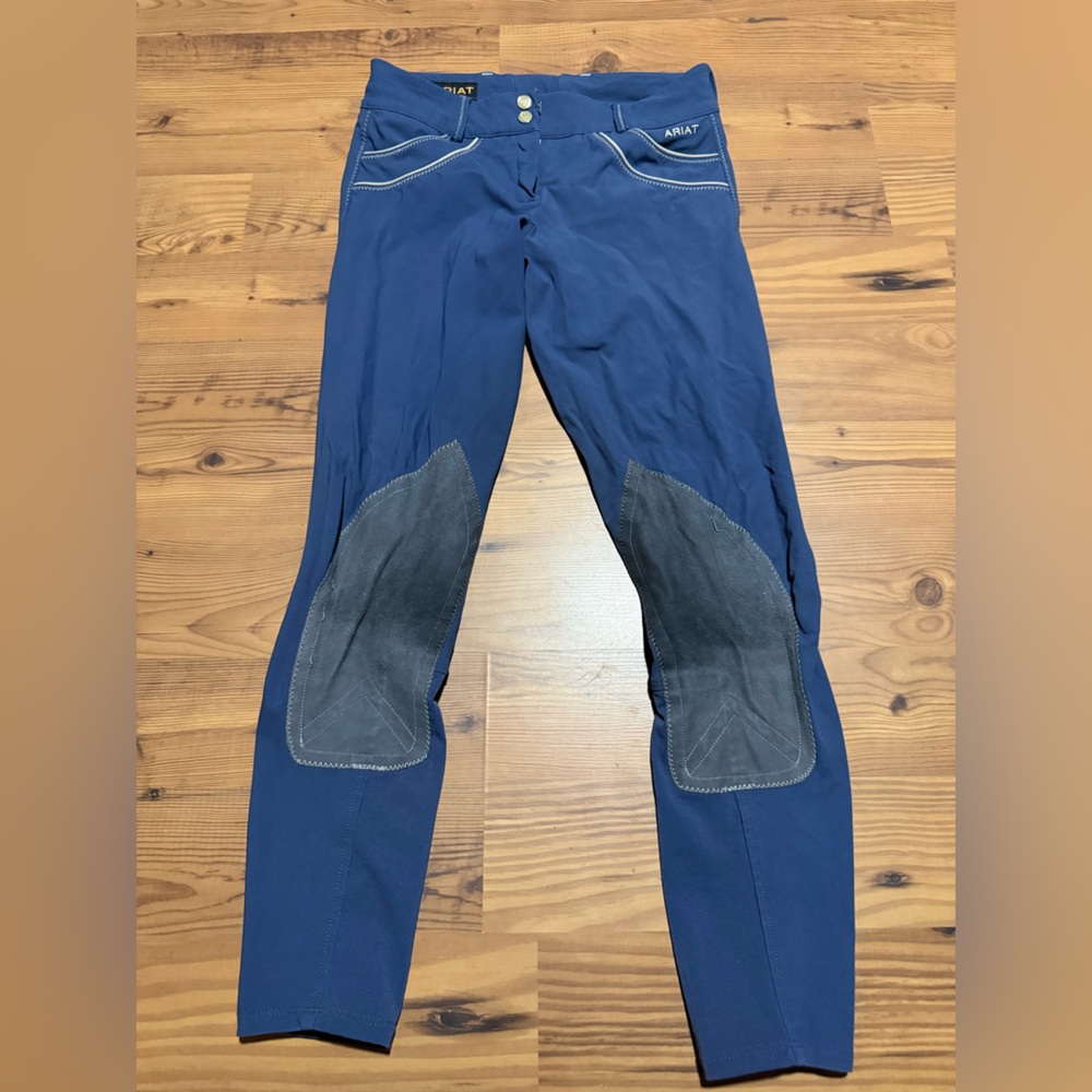 Ariat Olympia Blue Riding Pants with detailing